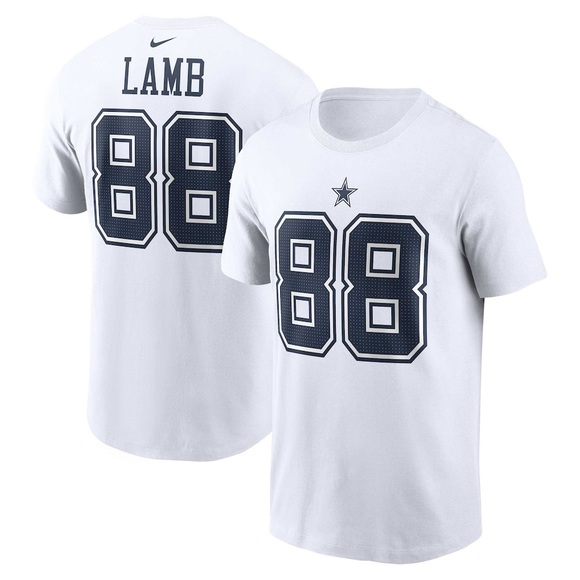 Nike Other - CeeDee Lamb #88 Dallas Cowboys Nike Name & Number T-Shirt White Men's Size L